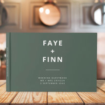 Verde escuro | Casamento Moderno de Moss Minimalis