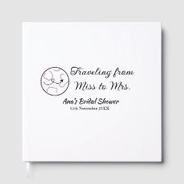 Livro De Visitas Viagem chá de lingerie adicionar nome data senhori