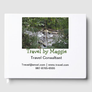 Livro De Visitas Viagem consultor da empresa adiciona nome e-mail w