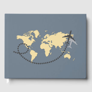 Livro De Visitas viagem de Vamos da ilustração mundial