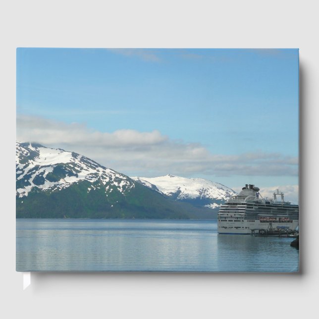 Livro De Visitas Viagem Fotografia de Férias de Cruise do Alaska (Frente)