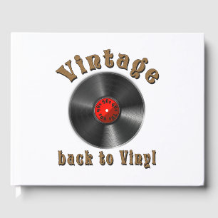 Livro De Visitas Vintage - De volta ao Vinyl, o recorde voltou