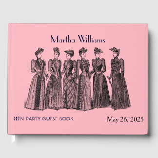 Livro De Visitas Vintage Hen Party Guestbook