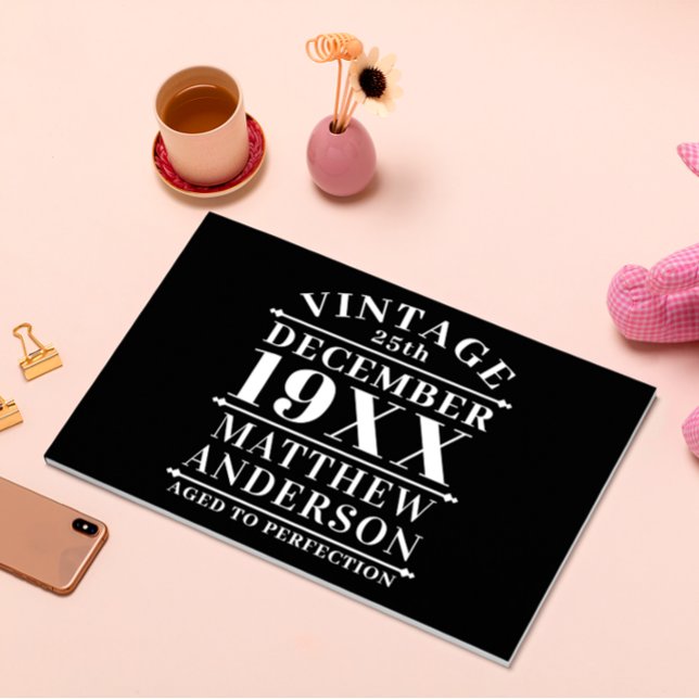 Livro De Visitas Vintage personalizada envelhecida em perfeição (Criador carregado)