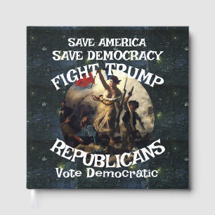 Livro De Visitas Vote Político Patriótico Trump Partido Republicano