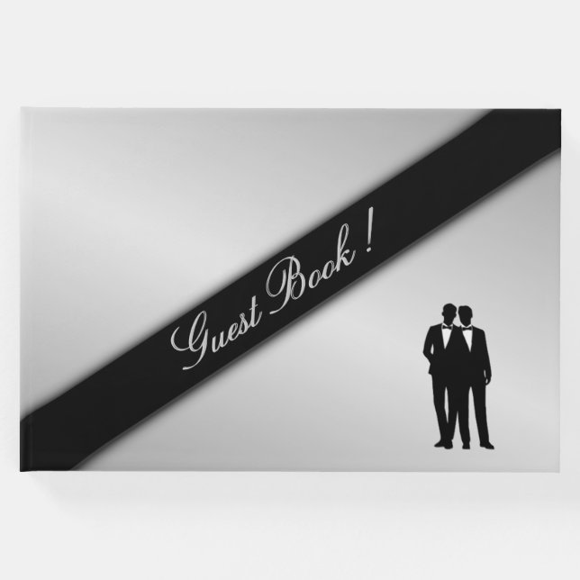 Livro De Visitas Wedding Richard e Thaddeus (Frente)