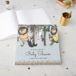 Livro De Visitas Where the Wild Things Are Baby Shower