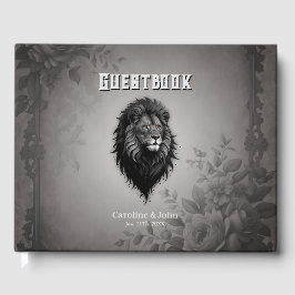 Livro De Visitas Wild Grace: retrato impressionante de um leão