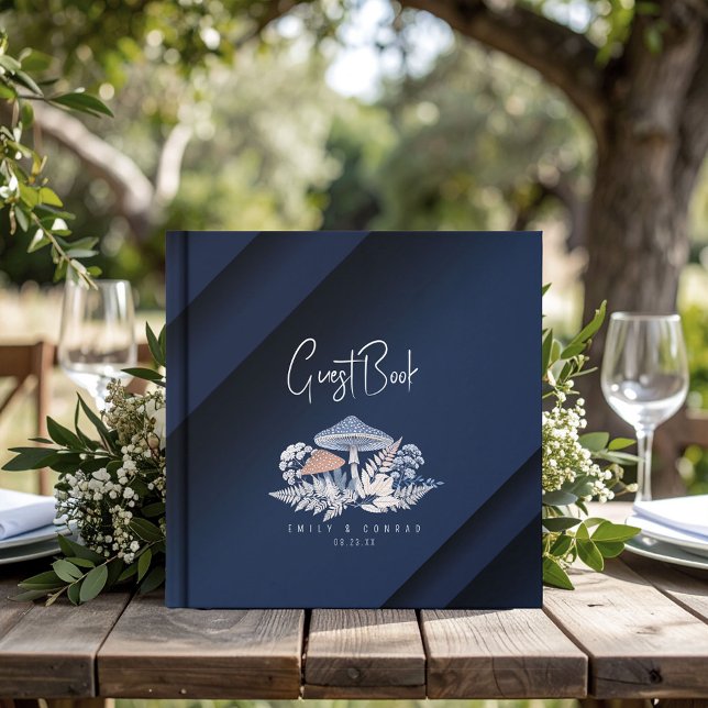 Livro De Visitas Wild & Whimsical Wedding Motif ID1110 Convite (Criador carregado)