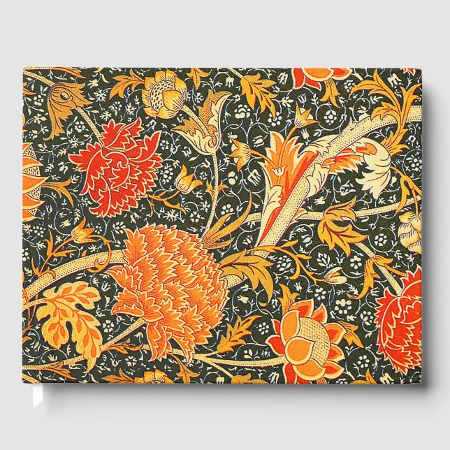 Livro De Visitas William Morris Cray Wallpaper Pattern (Frente)