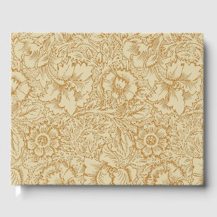 Livro De Visitas William Morris Poppy Floral Wallpaper
