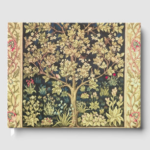 Livro De Visitas William Morris Tree Of Life Vintage Pre-Raphaelite