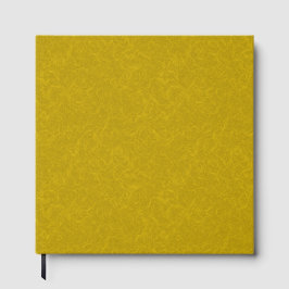 Livro De Visitas Yellow textured surface with  swirling pattern