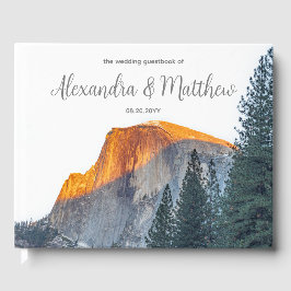 Livro De Visitas Yosemite Half Dome Sunset Wedset Wedset Book