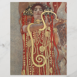 LIVRO DO SCRAPBOOK : GUSTAV KLIMT : HYGIEIA : 1907