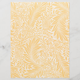 LIVRO DO SCRAPBOOK : WILLIAM MORRIS : LARKSPUR