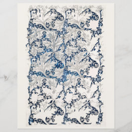 LIVRO DO SCRAPBOOK : WILLIAM MORRIS : WALLFLOWER