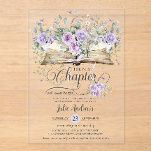 Livro Floral Lilás Roxo Próximo Capítulo Noiva