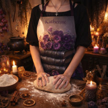 Livro Gótico Roxo Floral