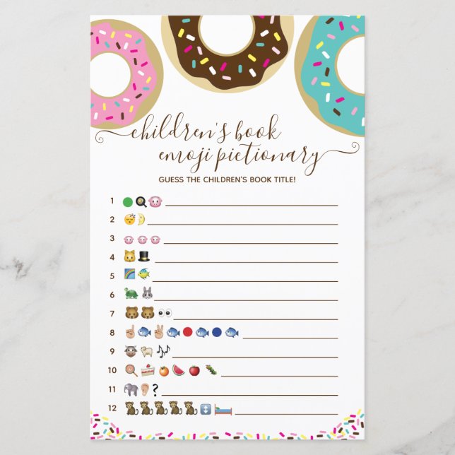 Livro Infantil Donut Polvilhado Com Amor Emoji (Frente)