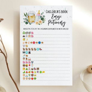 Livro Infantil Emoji Pictionary Baby Is Brewing