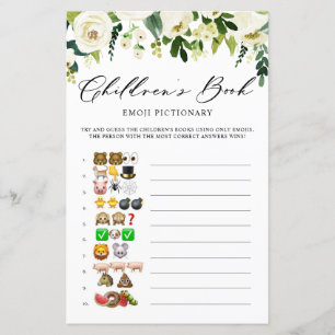 Livro Infantil Flores Brancas Emoji Pictionary Car