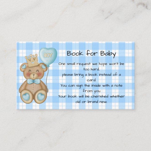 Livro Para Bebê, Inserção de Chás de Bebê Urso (Frente)