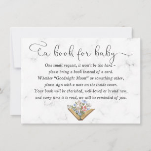 Livro para Cartão de Bebê, Chá de fraldas Traga Um