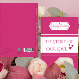 Livro Rosa Personalizado - Convite De Casamento Pe
