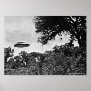 Livro-UFO azul do projeto sobre o poster das