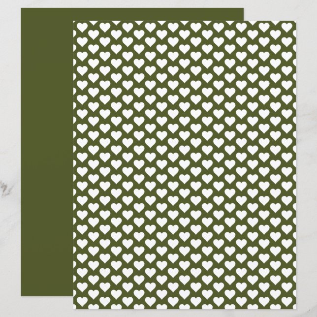 Livro Verde do Exército sobre Corações Bonitos (Frente/Verso)