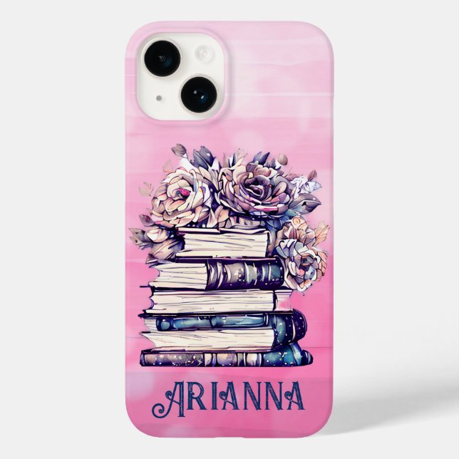 Livros Antigos Personalizados e Rosas (Verso)