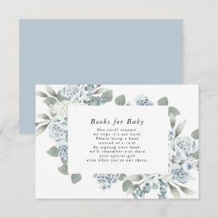 Livros azuis empoeirados AUSHA para cartão de gabi