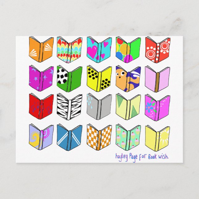 Livros! Cartão Postal (Frente)