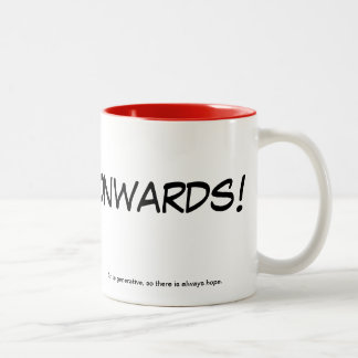 Livros da história em quadrinhos e caneca gráfica