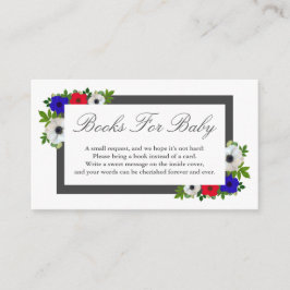 Livros De Anêmona De Panda Patriótica Para Cartão 