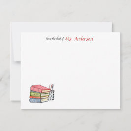 Livros de aquarelas e cartões de agradecimentos ca