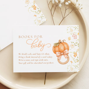 Livros de Bebê Cartões Pequenas Abóboras Flores Si