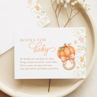 Livros de Bebê Cartões Pequenas Abóboras Flores Si