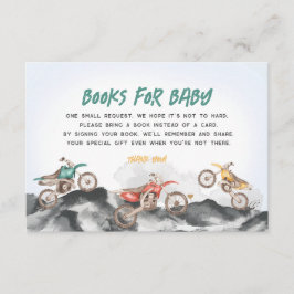 Livros De Bike De Dirt Para Convite De Bebê