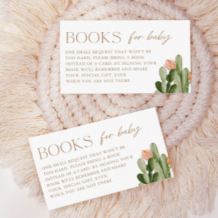 Livros de Cactus Boêmicos para Inserção de Bebê