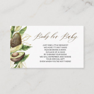 Livros de Chás de fraldas Avocado para Cartão de B