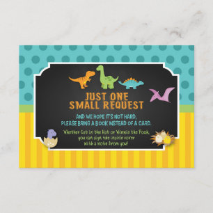 Livros de Dinossauro para Cartão de Bebê