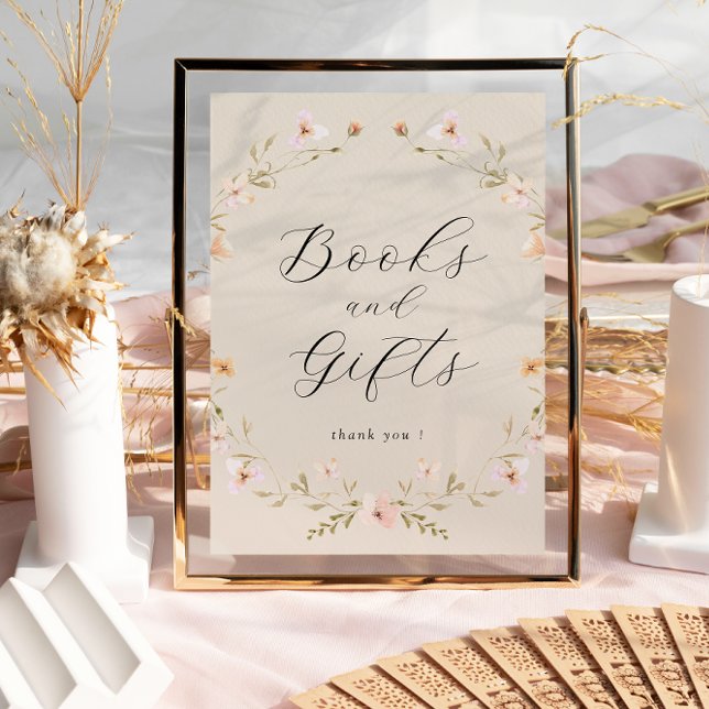 Livros de flor selvagem e Poster de Chá de fraldas (Criador carregado)