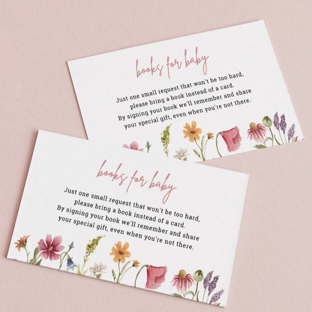 Livros De Flor Selvagem Para Cartão De Pedido De L (Criador carregado)