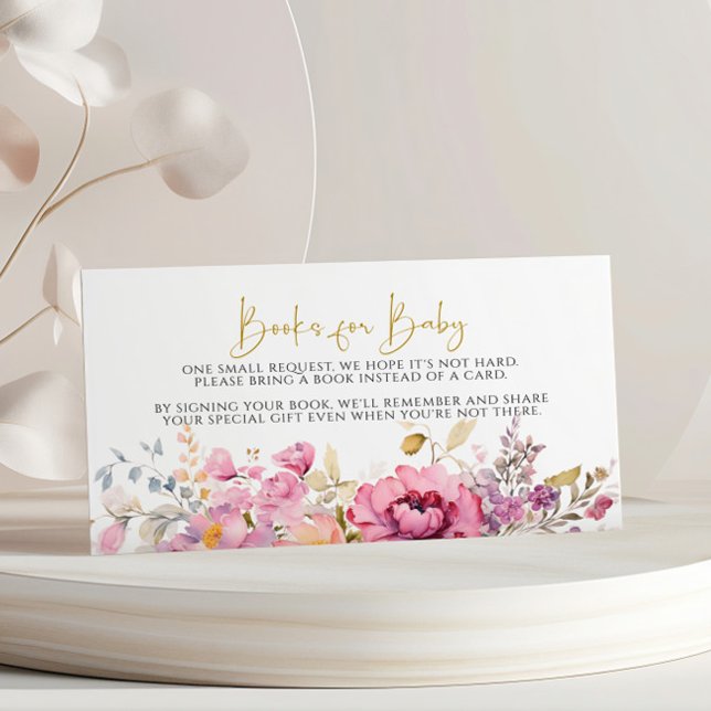 Livros de flores silvestres roxas para o Cartão de (Criador carregado)