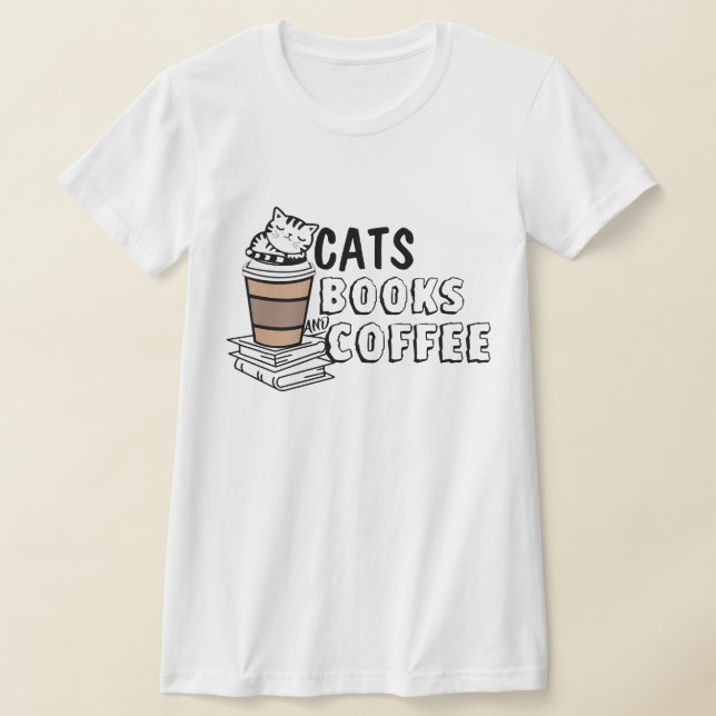 Livros De Gatos E Camisas De Café Engraçados, Tara (Postura )