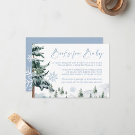 Livros de inverno para Cartão de Bebê