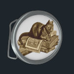Livros de Leitura de Gatinhos<br><div class="desc">Gatinho Gatinho da Bookworm que repousa na biblioteca lendo livros impressos em produtos de presentes.</div>