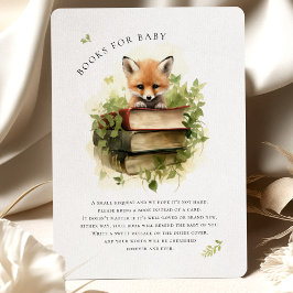 Livros de Leitura de Raposa Bebê para Chá de frald